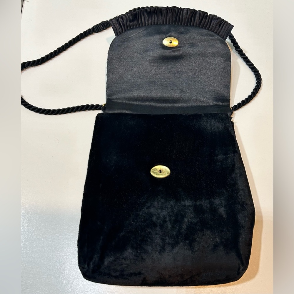 Magid Vintage Black Velvet Bag - Picture 3 of 5
